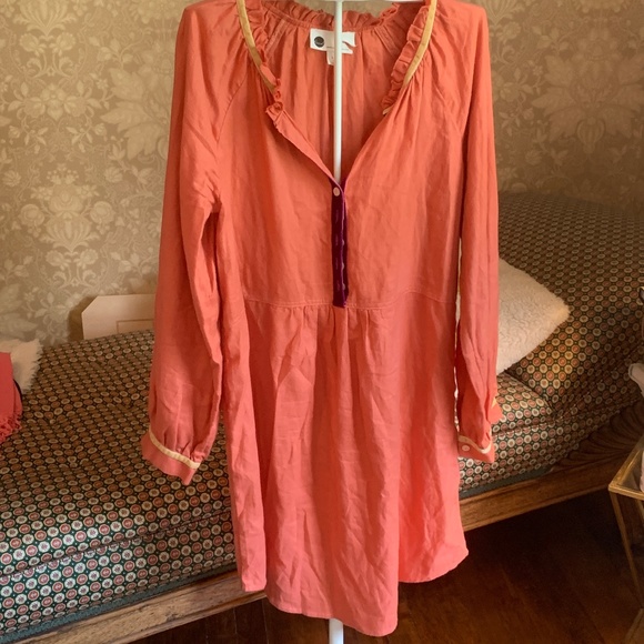 Anthropologie Dresses & Skirts - Florist for Anthropologie ruffled open neck dress. Worn twice.‎
